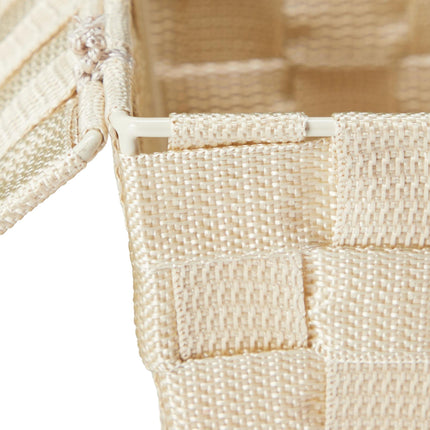 Panier de rangement avec couvercle