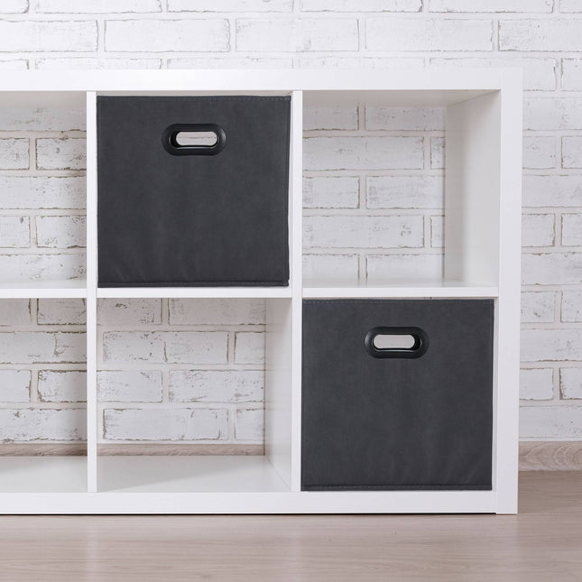 Úložný box antracitový, sada 4 ks