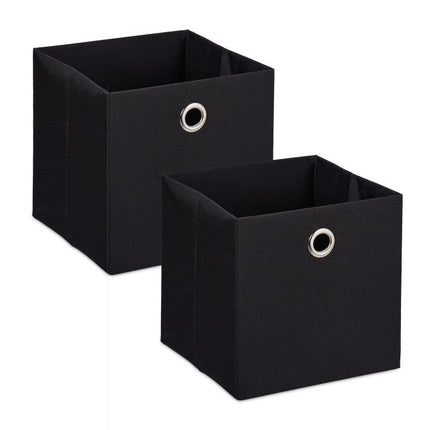 Boîte de rangement en lot de 2