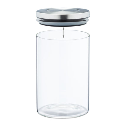 Storage jars in sets of 3,800 ml