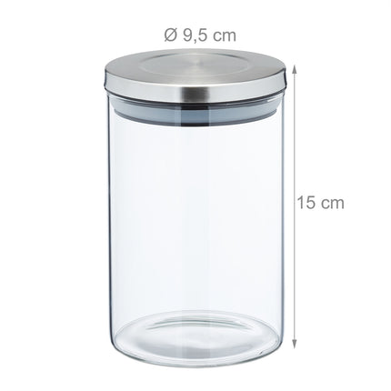 Storage jars in sets of 3,800 ml