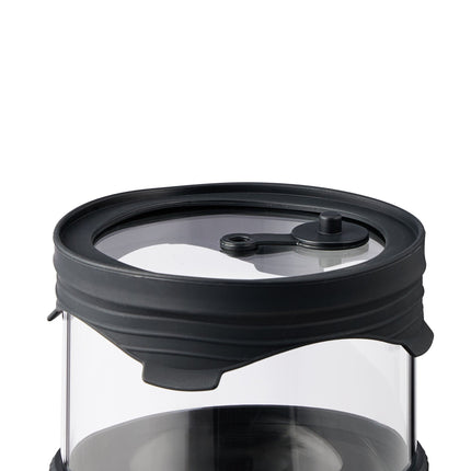 Storage jars with lids set of 3