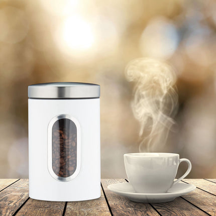 Storage jar with viewing window