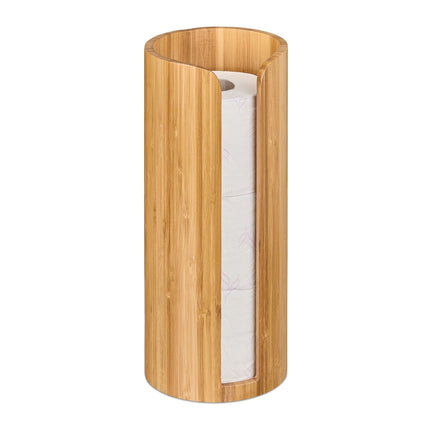 Rangement de rouleaux de papier toilette en bambou
