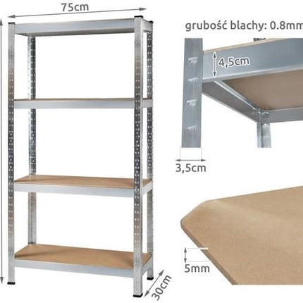 Storage rack 150x75x30