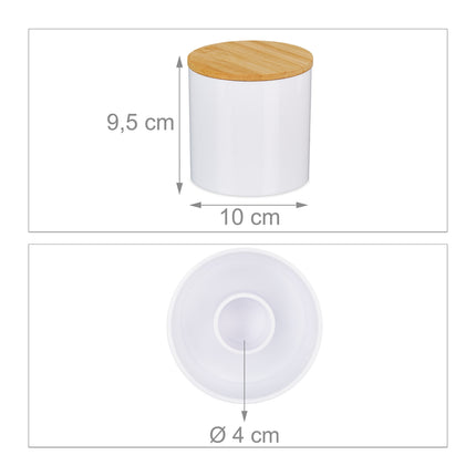 Ensemble de rangement avec 3 cotons-tiges