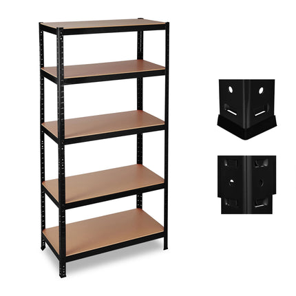 Étagère de rangement 180x90x60 noire