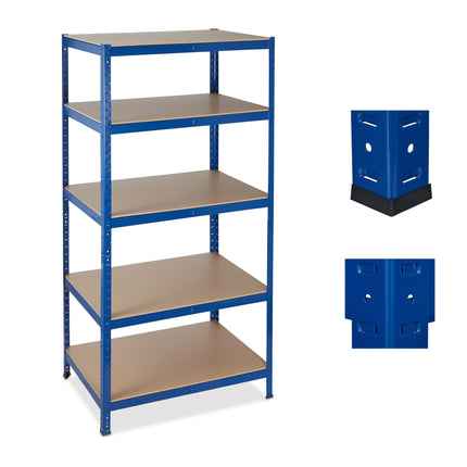 Storage shelf 180x90x60 blue