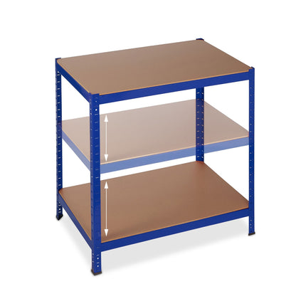 Storage shelf 180x90x60 blue