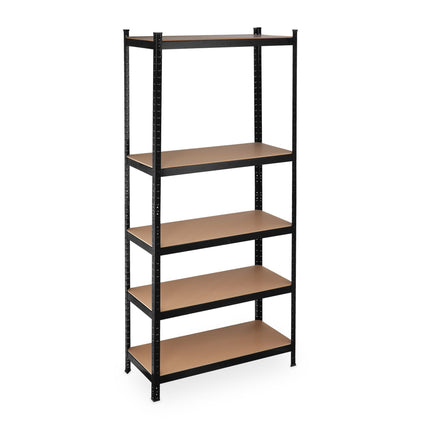 Lagerregal 220 cm hoch, schwarz