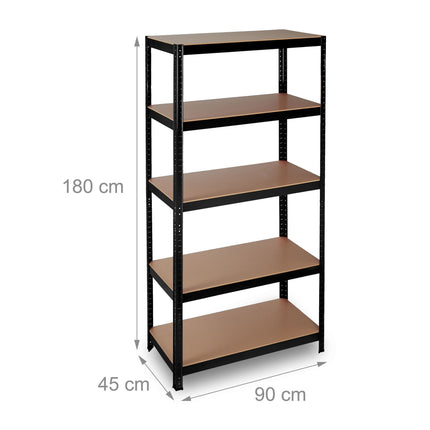 Storage shelf black