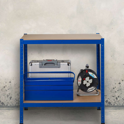 Étagère de rangement bleue