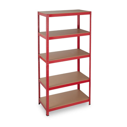 Storage shelf red