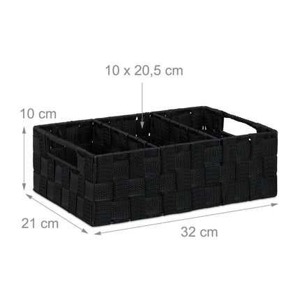 Étagère de rangement à 3 compartiments