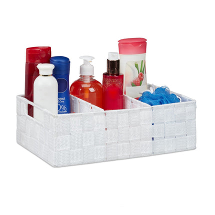 Storage shelf with 3 compartments