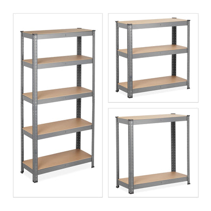 Étagère de rangement à 5 étagères