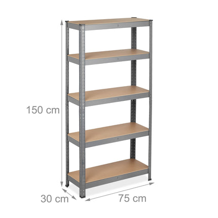 Étagère de rangement à 5 étagères