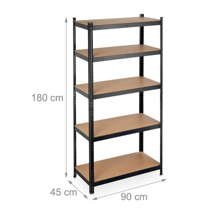 Étagère de rangement à 5 étagères