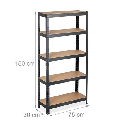 Étagère de rangement à 5 étagères