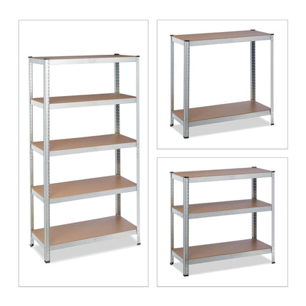 Storage shelf with 5 shelves