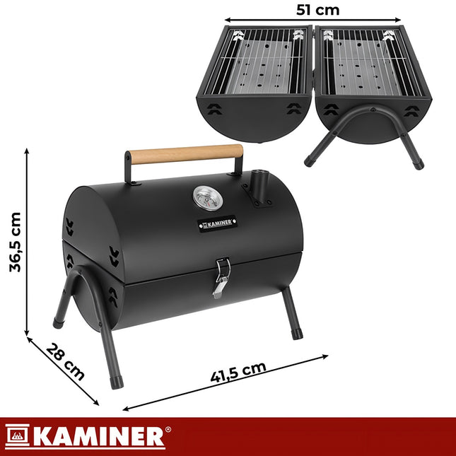 Ofen Garten Tourist Grill 38x30x40cm