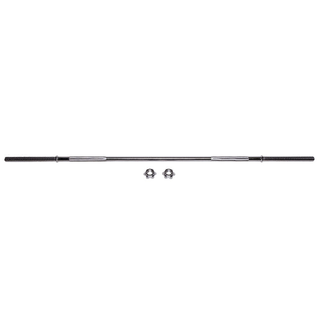 Langhantelstange 165 cm, 30 mm Durchmesser mit Verschlüssen