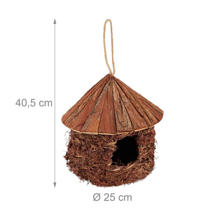 Stroh aus Vogelnest