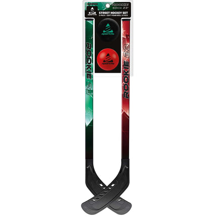 Street-Hockey-Set für Kinder, 2er-Pack Schläger, 60 cm