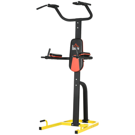 Multifunktionale Dip-Station für Klimmzüge und Bauchmuskeltraining, Stahl