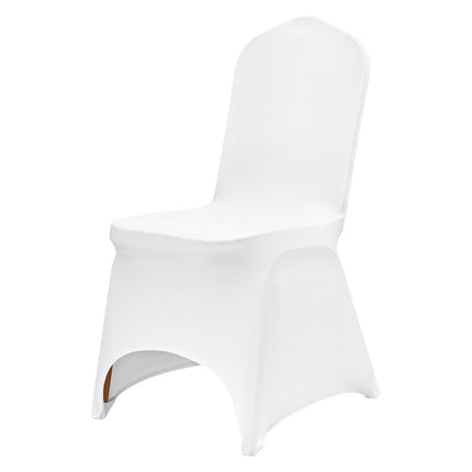 Stretch Spandex Folding Chair Covers, 100-Pack White