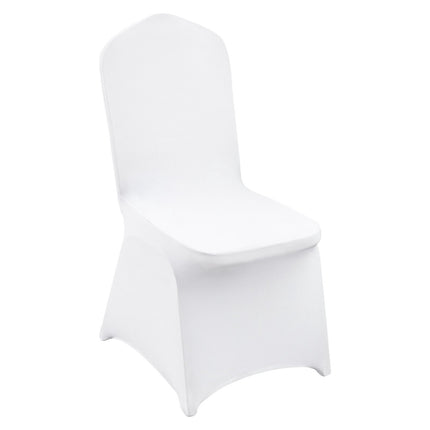 Stretch Spandex Folding Chair Covers, 12 Pack, White