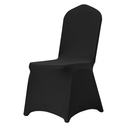 Stretch Spandex Folding Chair Covers, Black, 30 Pack