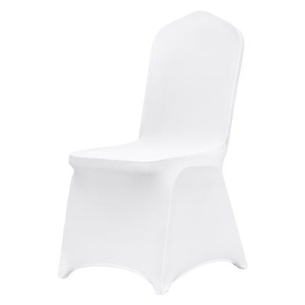 Stretch Spandex Folding Chair Covers, White, 100 Pack