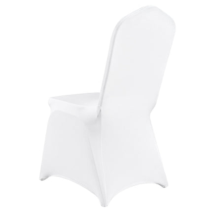 Stretch Spandex Folding Chair Covers, White, 100 Pack