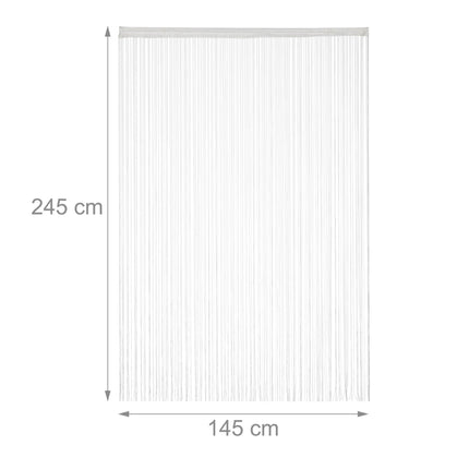 String curtain white