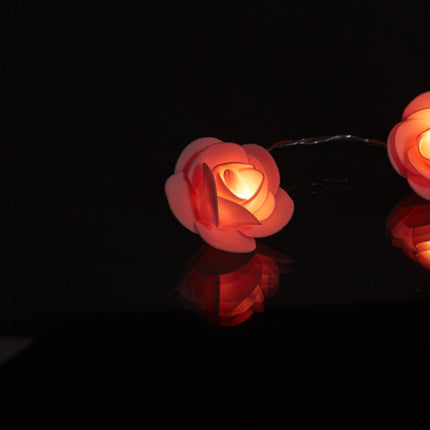 Lichterkette Rosen