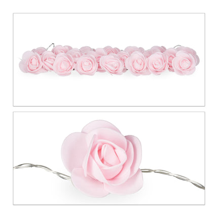 Lichterkette Rosen