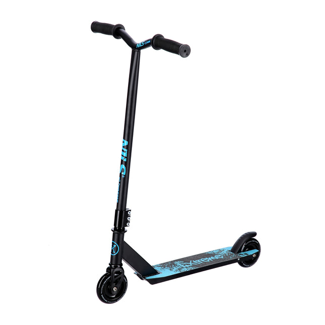 Stunt-Scooter, Schwarz-Türkis, robustes Design
