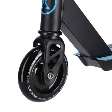 Stunt-Scooter, Schwarz-Türkis, robustes Design