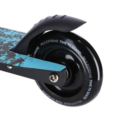 Stunt-Scooter, Schwarz-Türkis, robustes Design