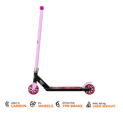Stunt-Scooter, Stahlrahmen, 110-mm-Räder, ABEC5