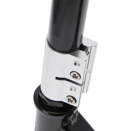 Stunt Scooter with Aluminium Deck and Rear Foot Brake, Black-Red, Max 100 kg