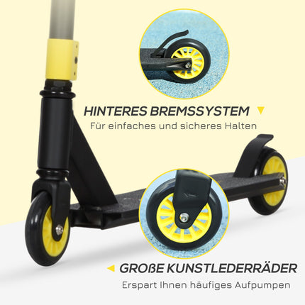 Stunt-Scooter mit ABEC 9 Lagern & 100 mm Rollen