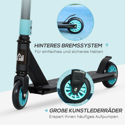Stunt-Scooter mit ABEC-9-Kugellagern und 100-mm-Rädern, Alter 14+