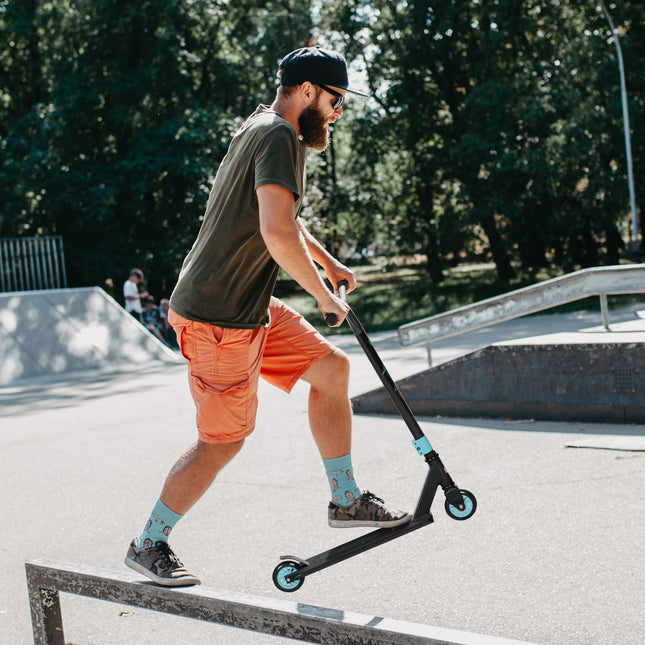 Stunt-Scooter mit ABEC-9-Kugellagern und 100-mm-Rädern, Alter 14+