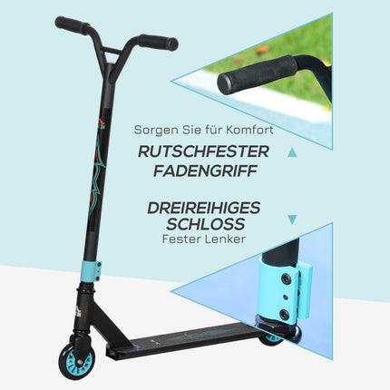 Stunt-Scooter mit ABEC-9-Kugellagern und 100-mm-Rädern, Alter 14+