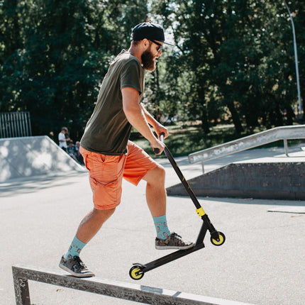 Stunt-Scooter mit ABEC 9 Lagern & 100 mm Rollen