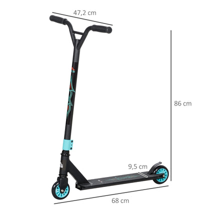 Stunt-Scooter mit ABEC-9-Kugellagern und 100-mm-Rädern, Alter 14+