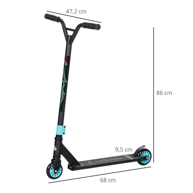 Stunt-Scooter mit ABEC-9-Kugellagern und 100-mm-Rädern, Alter 14+