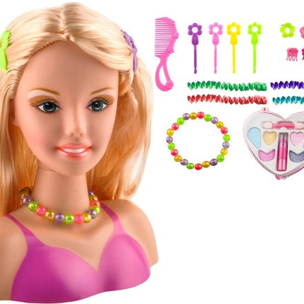 Styling head with accessories